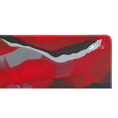 Ігрова поверхня Xtrfy GP4 Abstract Retro, L (460 x 400 x 4мм), червоний