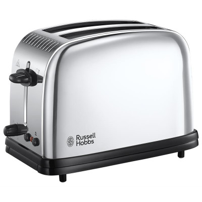 Тостер Russell Hobbs Chester 1600Вт, піддон для крихт, підігрів, метал Тостер Russell Hobbs Chester 1600Вт, піддон для крихт, підігрів, метал