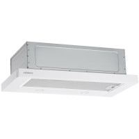 Витяжка Ardesto телескопічна, 60см, 700м3ч, метал, 2х1Вт LED, кнопкове, білий