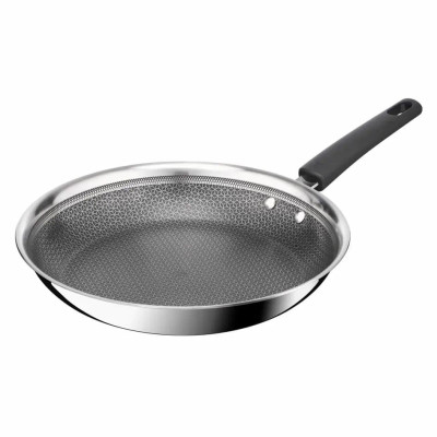 Сковорода Tefal Emotion+ Power, 28см, з кришкою, нержавіюча сталь, серцевина-алюміній, хромована сталь, бакеліт, скло Сковорода Tefal Emotion+ Power, 28см, з кришкою, нержавіюча сталь, серцевина-алюміній, хромована сталь, бакеліт, скло