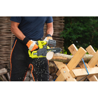 Пила цепная аккумуляторная Ryobi ONE+ RY18CS20A-125 18В акб 1х2.5А·ч ЗП 20см 2.3кг 5133005415