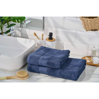 Рушник махровий ARDESTO SuperSoft 70х140см, 100% бавовна, синій Рушник махровий ARDESTO SuperSoft 70х140см, 100% бавовна, синій
