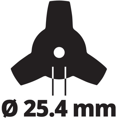Нож для триммер-косы Einhell Agillo, 255мм (3404996)