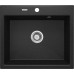 Мийка кухонна Deante Andante, граніт, прямокутник, без крила, 600х520х210мм, чаша - 1, накладна, графіт
