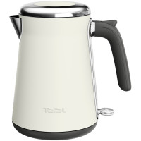Електрочайник Tefal Collection 1.68л, Strix, нерж. сталь, бежевий