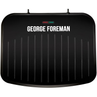 Гриль George Foreman прижимний Fit Grill Medium 1630Вт, темп. режимів-1, пластик, чорний