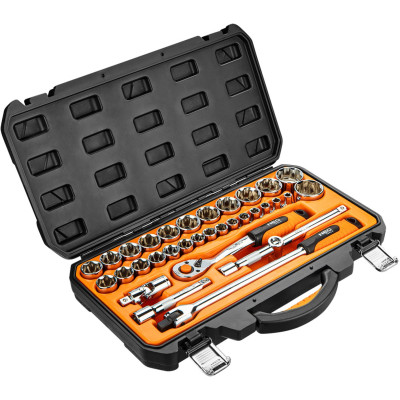 Набір інструментів Neo Tools, набір торцевих головок 1/2