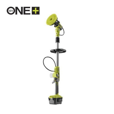 Щітка акумуляторна телескопічна Ryobi ONE+ RWTS18-0 18В диск 15см 210об/хв 1-1.4м подача води IPX7 3.4кг без АКБ та ЗП