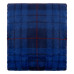 Плед ARDESTO Flannel 160х200см, 100% поліестер, клітинка, синій