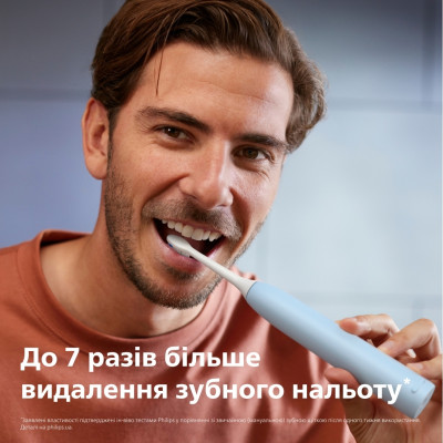 Щітка зубна електр. Philips, Sonicare 5300 Series, 62т. колив/хв, насадок-1, блакитний