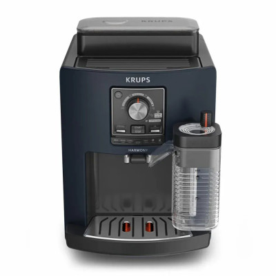 Кавомашина Krups Harmony Milk 1.7л, зерно, автомат.капучинатор, авторецептів - 5, синій Кавомашина Krups Harmony Milk 1.7л, зерно, автомат.капучинатор, авторецептів - 5, синій