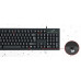 Комплект клавіатура та миша Genius KM-100SE, AI, EN/UKR, чорний