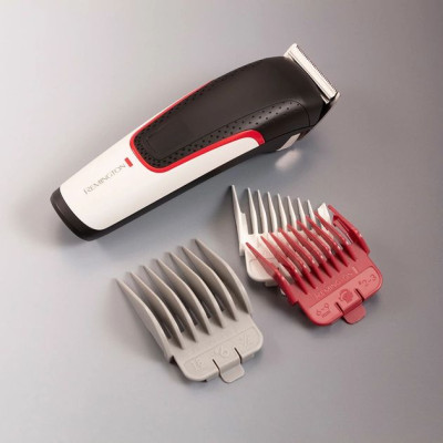 Машинка для стриження Remington E51 Easy Fade Hair Clipper, мережа+акум., роторний мотор, насадок-3, кейс, титан.напил., чорн-біл Машинка для стриження Remington E51 Easy Fade Hair Clipper, мережа+акум., роторний мотор, насадок-3, кейс, титан.напил., чорн-біл