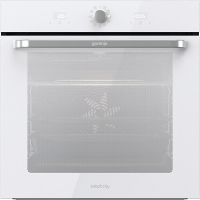 Духова шафа Gorenje електрична, 77л, A, пара, дисплей, макс.темпер.-300,  білий