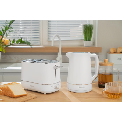 Електрочайник ARDESTO Timeless Elegance, 1.7л, Otter, пластик, білий матовий Електрочайник ARDESTO Timeless Elegance, 1.7л, Otter, пластик, білий матовий