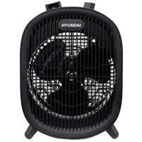Тепловентилятор HYUNDAI HFH2000FX, 20м2, 2000Вт, мех. упр-ння, спіральний нагрів. елемент, чорний