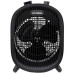 Тепловентилятор HYUNDAI HFH2000FX, 20м2, 2000Вт, мех. упр-ння, спіральний нагрів. елемент, чорний