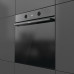 Gorenje Духова шафа електрична, 77л, A+, пара, дисплей, піроліз, чорний