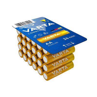 Батарейка Varta Longlife лужна  AA  блістер, 24 шт