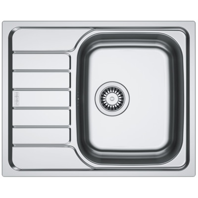 Мийка кухонна Franke Spark, нерж.сталь, прямокутник, з крилом, 620х500х160мм, чаша - 1, накладна, SKL 611-62, нерж декор