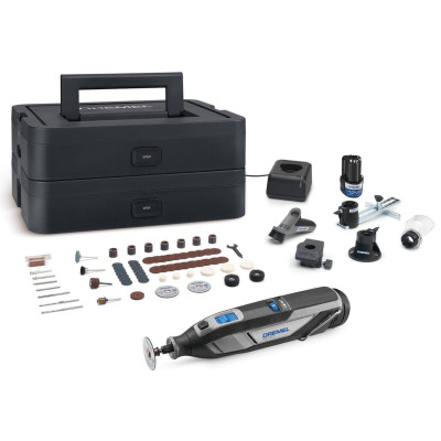 Шліфмашина шліфувально-гравірувальна Dremel 88240 5/65 Platinum+ 12В 2х2А·год 5000-35000об/хв 65 насадок ЗП кейс 0.66кг