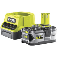 Аккумулятор и зарядное устройство для Ryobi ONE + RC18120-150, 5 Аujl, 18В 5133003366