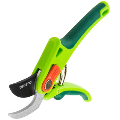Секатор площинний Verto, тримач прогумований, антиковзкий, d 12мм, 210мм, 205гр (15G202) Секатор площинний Verto, тримач прогумований, антиковзкий, d 12мм, 210мм, 205гр (15G202)