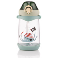 ARDESTO Пляшка для води Octopus дитяча 500 мл, зелена, пластик