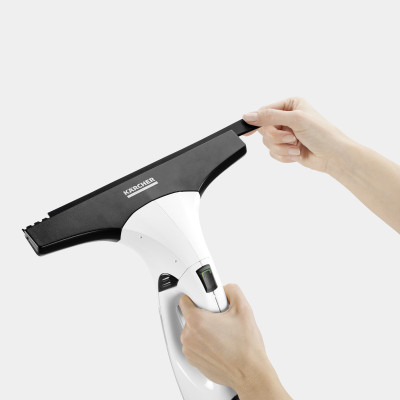Karcher Пилосос віконний WV 2 PLUS NP, вода -0.1л, автон. робота до 35хв, вага-0.6кг, білий