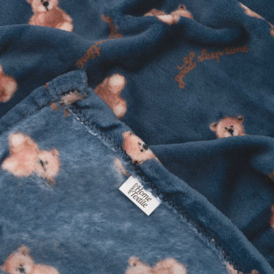 Плед ARDESTO Flannel 160х200см, 100% поліестер, плюшеві ведмедики