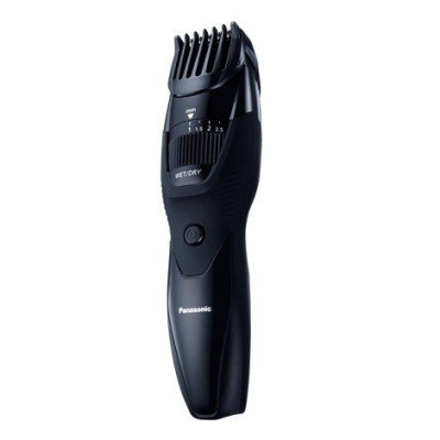 Тример Panasonic, для бороди, вусів, окантовки, акум., роторний мотор, насадок-1, сталь, чорний