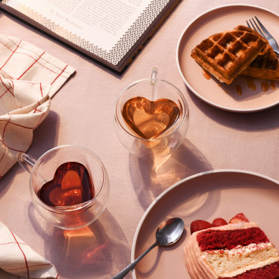 ARDESTO Набір чашок з ручками з подвійними стінками, 300 мл, H 9,5 см, 2 од., боросилікатне скло ARDESTO Набір чашок з ручками з подвійними стінками, 300 мл, H 9,5 см, 2 од., боросилікатне скло