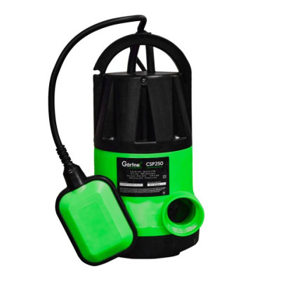 Насос дренажний Gartner CSP250, 250Вт, 5500л/год, висота 7м, 3.25кг Насос дренажний Gartner CSP250, 250Вт, 5500л/год, висота 7м, 3.25кг