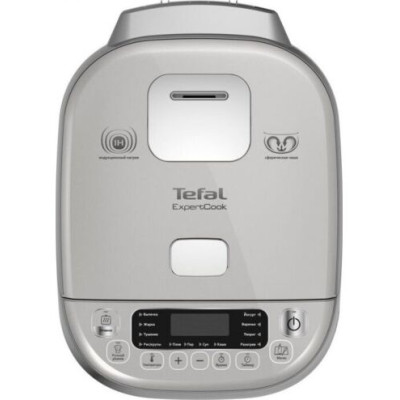 Мультиварка Tefal Expert Cook Induction, 1200Вт, чаша-5л, електронне керув., пластик, сірий