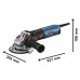 Шліфмашина кутова Bosch Professional GWS 14-125 S 125мм 1400Вт 1800-11500об/хв 2.2кг Шліфмашина кутова Bosch Professional GWS 14-125 S 125мм 1400Вт 1800-11500об/хв 2.2кг