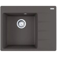 Мийка кухонна Franke Centro, фраграніт, прямокутник, з крилом, 620х500х200мм, чаша - 1, врізна, CNG 611-62 TL, сірий сланець