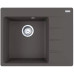 Мийка кухонна Franke Centro, фраграніт, прямокутник, з крилом, 620х500х200мм, чаша - 1, врізна, CNG 611-62 TL, сірий сланець