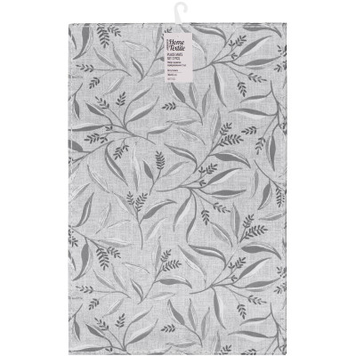 Набір серветок серв. ARDESTO Grey leaves 30х45см, 2шт, 100% поліестер, cірий
