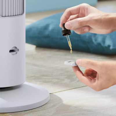 Вентилятор Philips колонний, 110см, 40Вт, пульт ДК, дисплей, білий