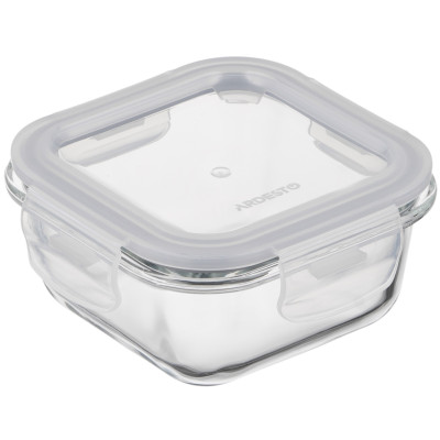 Контейнер для зберігання харчових продуктів ARDESTO Gemini 0.31л, боросилікатне скло, пластик, квадратний, прозорий Контейнер для зберігання харчових продуктів ARDESTO Gemini 0.31л, боросилікатне скло, пластик, квадратний, прозорий