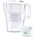 Фільтр-глечик Brita Aluna Memo MXPro 2.4л (1.4л очищеної води) з фільтр-картриджем, білий