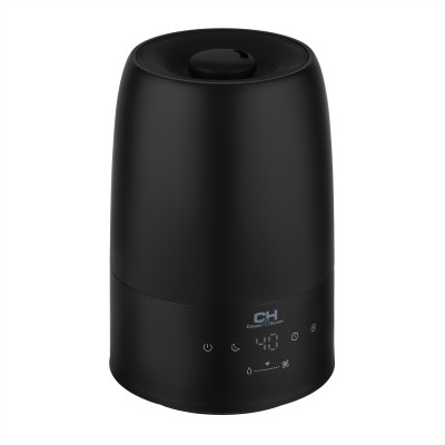 Зволожувач повітря Cooper&Hunter CH-2820TWF 30м2, 2л, 280мл/г, ультразвуковий, верхня затока, WI-FI, гігростат, аромакапсула, підсвічування, чорний Зволожувач повітря Cooper&Hunter CH-2820TWF 30м2, 2л, 280мл/г, ультразвуковий, верхня затока, WI-FI, гігростат, аромакапсула, підсвічування, чорний