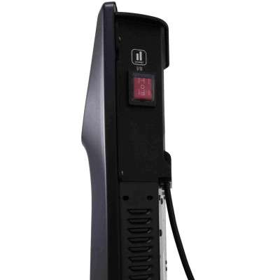 Конвектор Cooper&Hunter, 25м2, 2000Вт, механическое управление, закрытый нагревательный элемент, IP24, черный