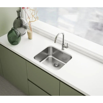 Мийка кухонна Franke Smart, нерж.сталь, прямокутник, без крила, 500х400мм, чаша - 1, монтаж під стільницю, SRX 110-50, нерж поліров. Мийка кухонна Franke Smart, нерж.сталь, прямокутник, без крила, 500х400мм, чаша - 1, монтаж під стільницю, SRX 110-50, нерж поліров.