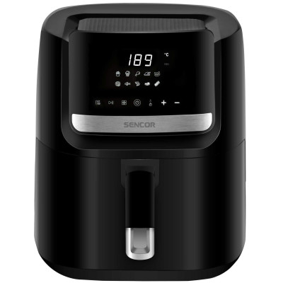 Мультипечь Sencor Vita, 1600Вт, чаша-6.5л, сенсорное управление 8 программ, металл/пластик, черный