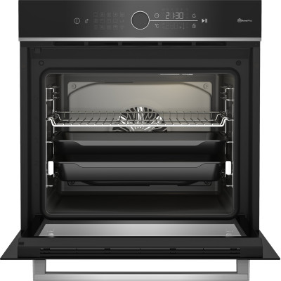 Духовой шкаф Beko электрический, 72л, A+, дисплей, конвекция, телескоп, нерж (BBIMM13400XCSW)