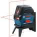 Нівелір лазерний Bosch Professional GCL2-50+RM1+BM3 до 20м, ±0.3мм/м, 4AAx1.5В, IP54, чохол, мішеннь, кейс, 0.6кг