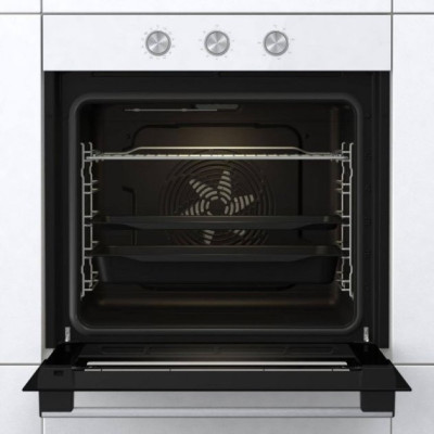 Gorenje Духовка BO6727E03WG/ BIGSPACE/мультифункціональна/ 77 л./ механіч. упр./ гриль/білий