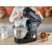 Кухонна машина Tefal Bake Partner + 1100Вт, чаша-метал, корпус-пластик, насадок-9, чорний