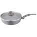 Сковорода глибока з кришкою ARDESTO Gemini Gourmet Apulia, 26см, алюміній, сірий Сковорода глибока з кришкою ARDESTO Gemini Gourmet Apulia, 26см, алюміній, сірий